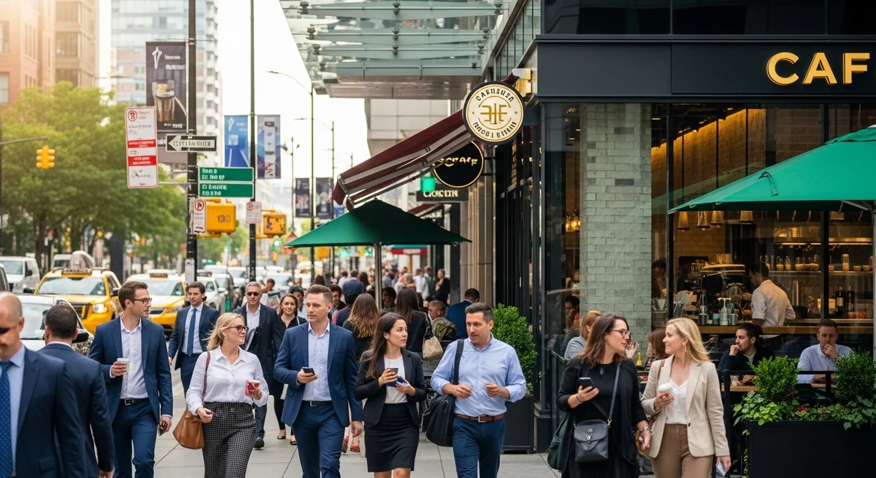 중심상권의 특징: 행정타운 배후수요의 핵심