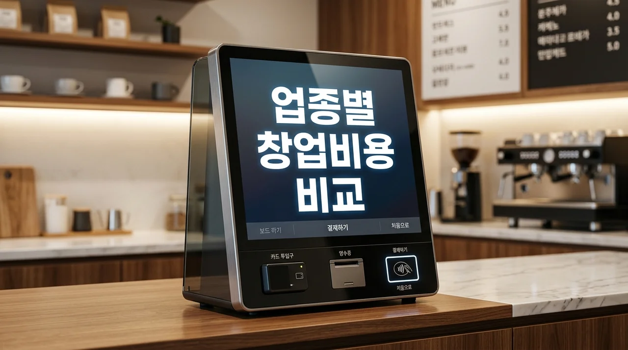 [2026 최신] 업종별 창업비용 완벽 분석: 무인점포부터 외식업까지