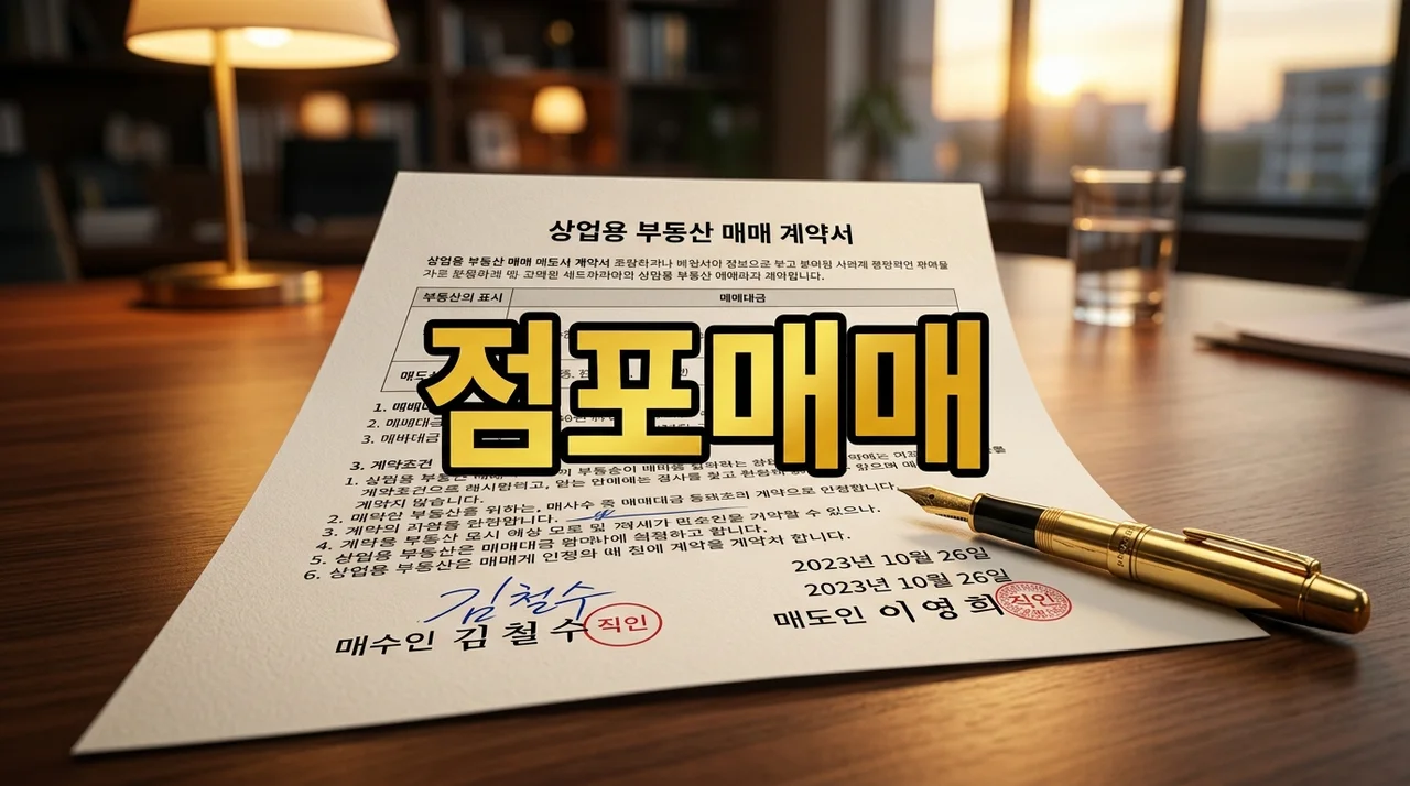 성공적인 점포매매 가이드: 비용 항목, 주의사항 및 계약서 작성 핵심