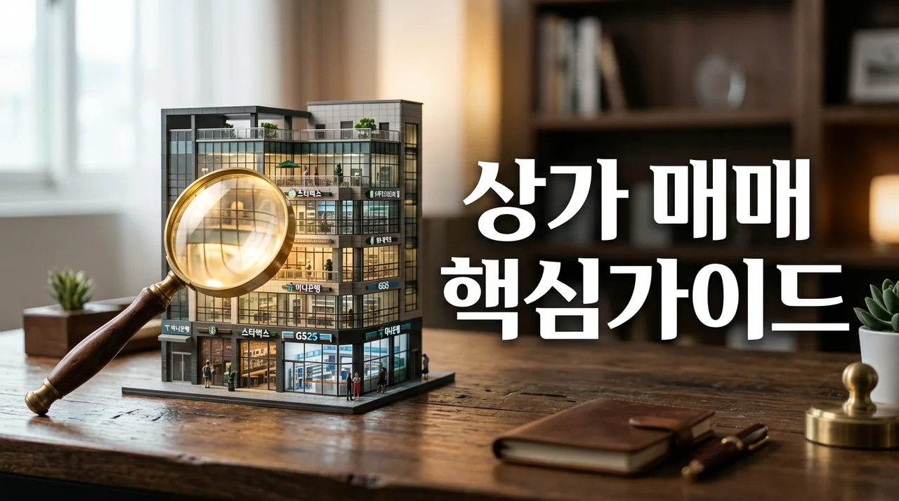 수익형 상가 매매 정보 및 필수 유의사항 총정리: 성공적인 투자 가이드