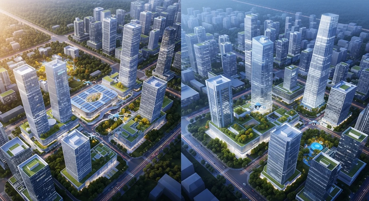 신도시 상가 vs 구도심 상가: 매매 시 특징과 유의점