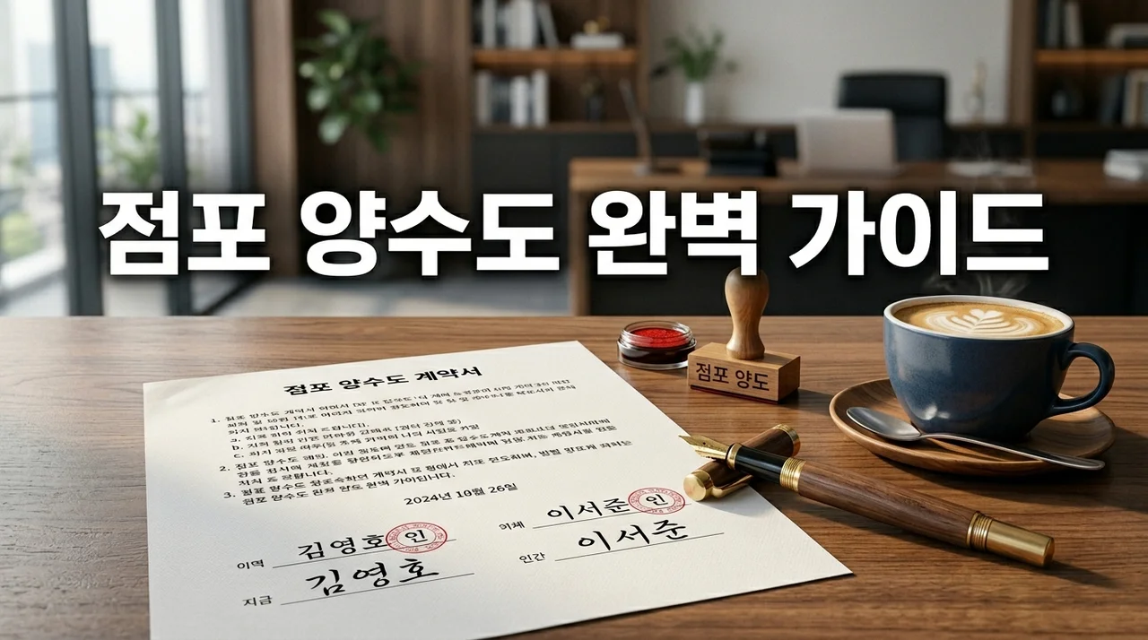 점포 양수도 절차 완벽 가이드: 권리금부터 포괄양수도 계약까지