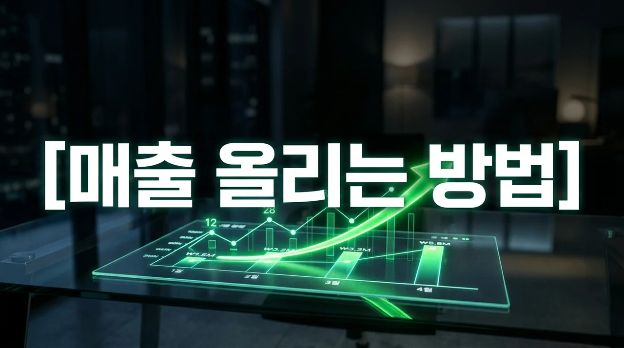 확실하게 매출 올리는 방법 5가지: 광고비 낭비 없는 마케팅 전략