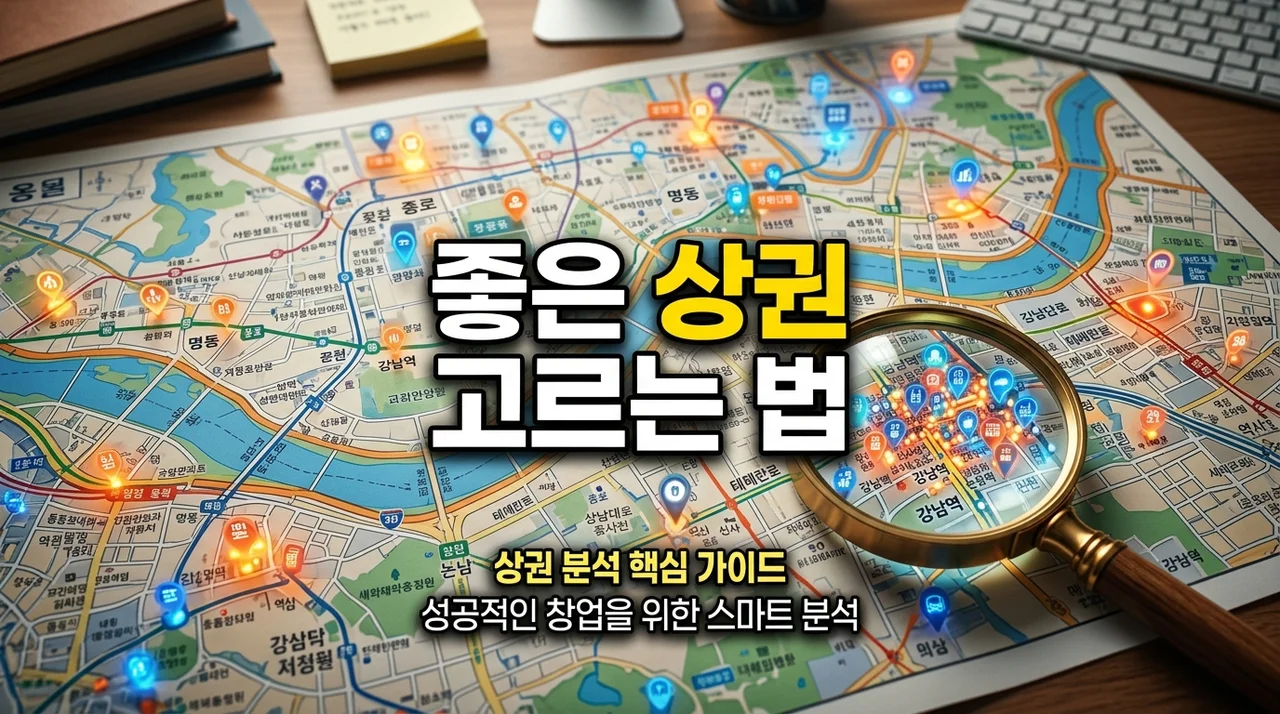 실패 없는 창업을 위한 좋은 상권 고르는 법 (데이터 분석부터 현장 답사까지)