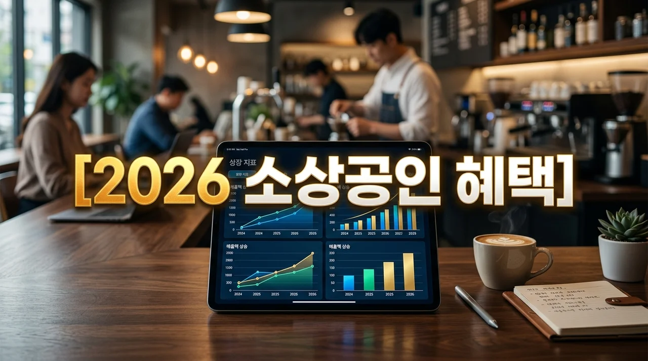 [2026 최신] 놓치면 손해인 소상공인 혜택 총정리 (지원금, 바우처, 새출발기금)