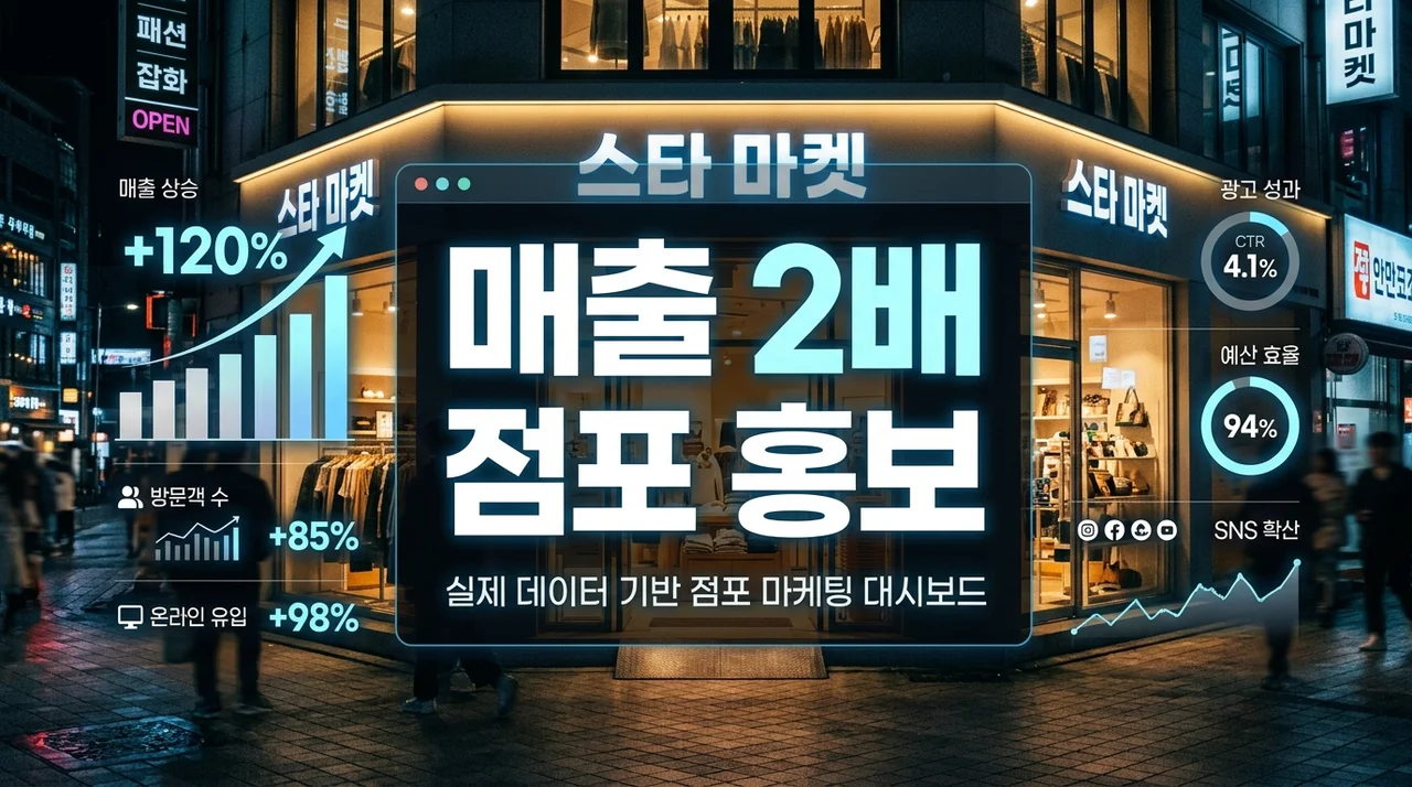 매출을 2배 올리는 확실한 점포 홍보 방법: 스마트플레이스부터 무인점포 마케팅까지