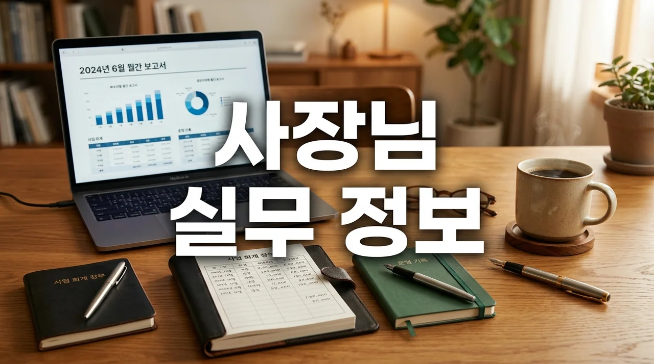 초보 사장님 실무 정보 총정리: 노무, 세무, 마케팅 생존 가이드