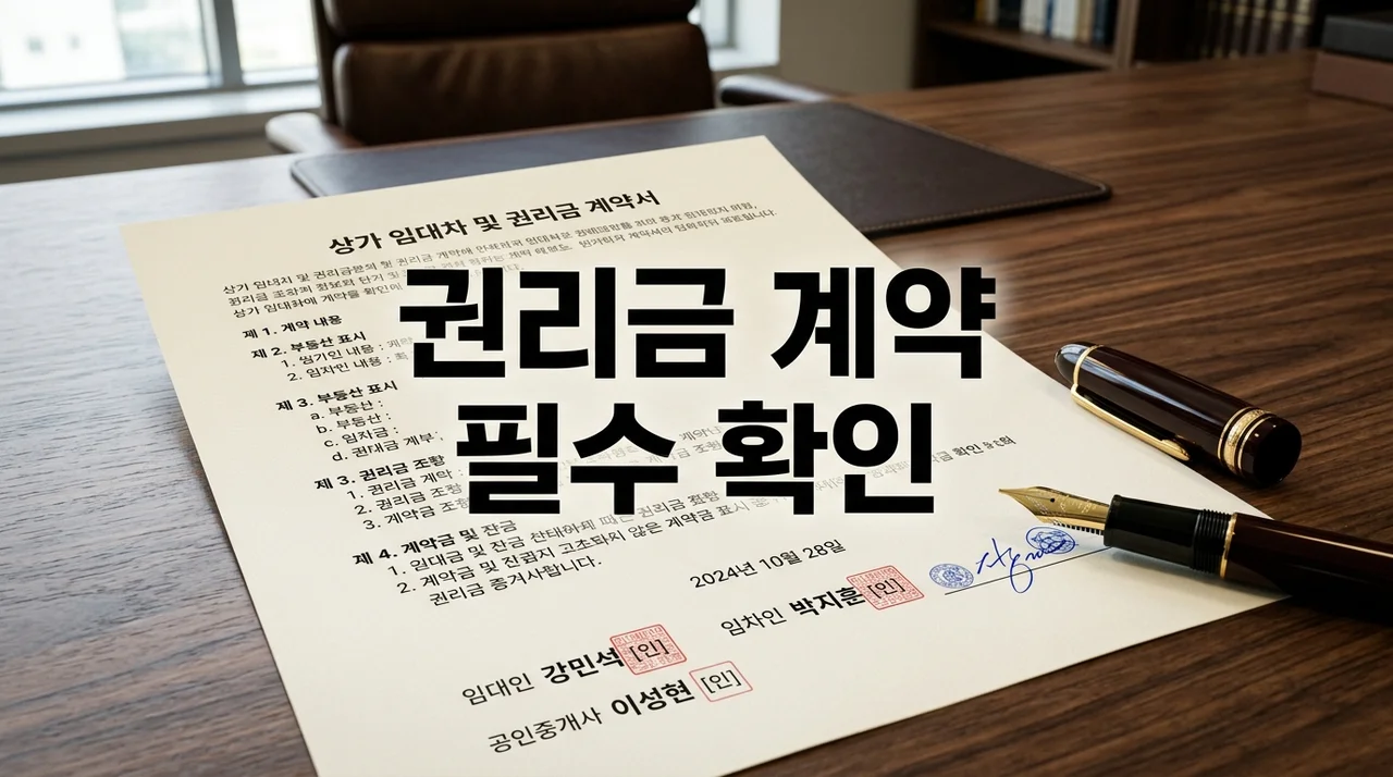 상가 권리금 계약 시 필수 주의사항 및 사기 예방 특약 총정리