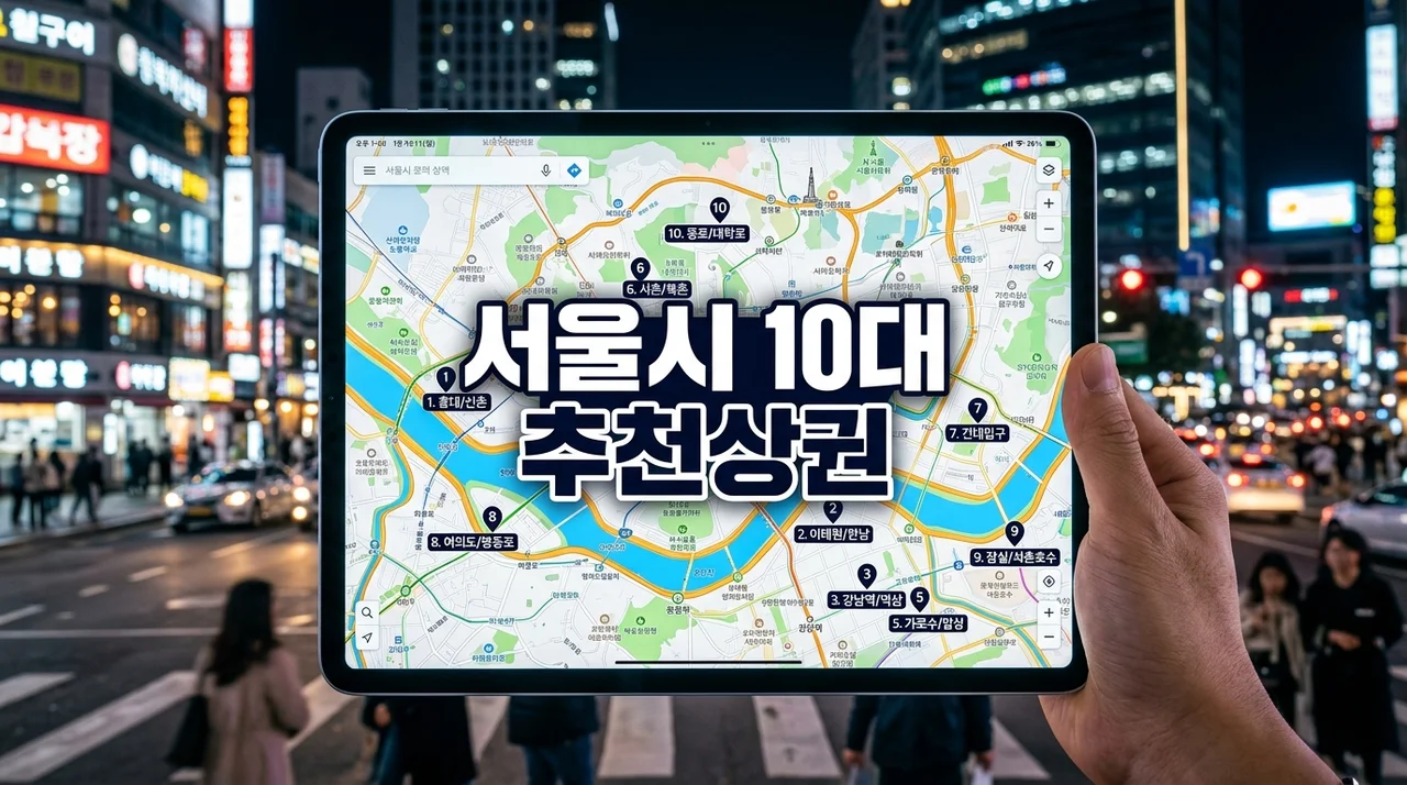 [상권분석] 성공 창업을 위한 서울시 10대 추천상권 핵심 가이드