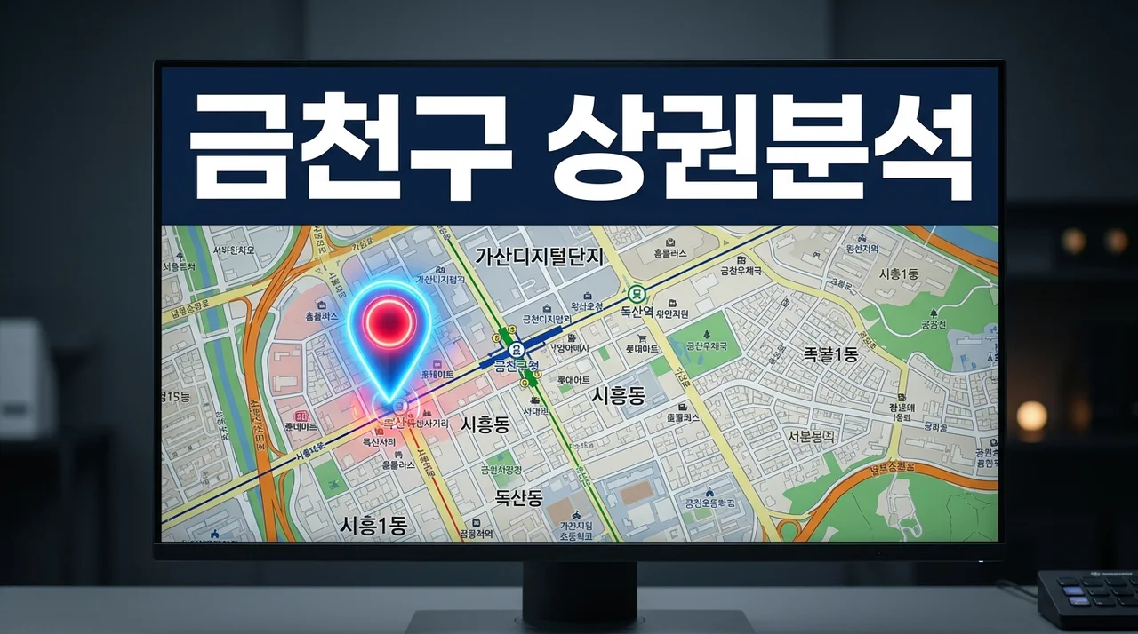 금천구 상권분석: 성공하는 창업 매장 조건과 유망 동네 총정리