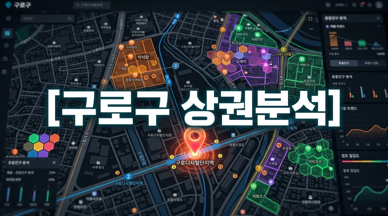 2026 구로구 상권 분석: 오피스 밀집 구역부터 배달 창업 성공 전략까지