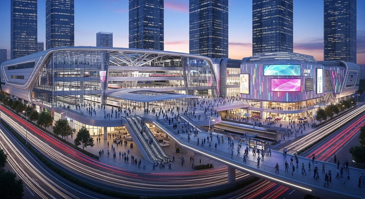 신도림역 일대: 대형 복합몰과 환승객 중심의 메가 상권