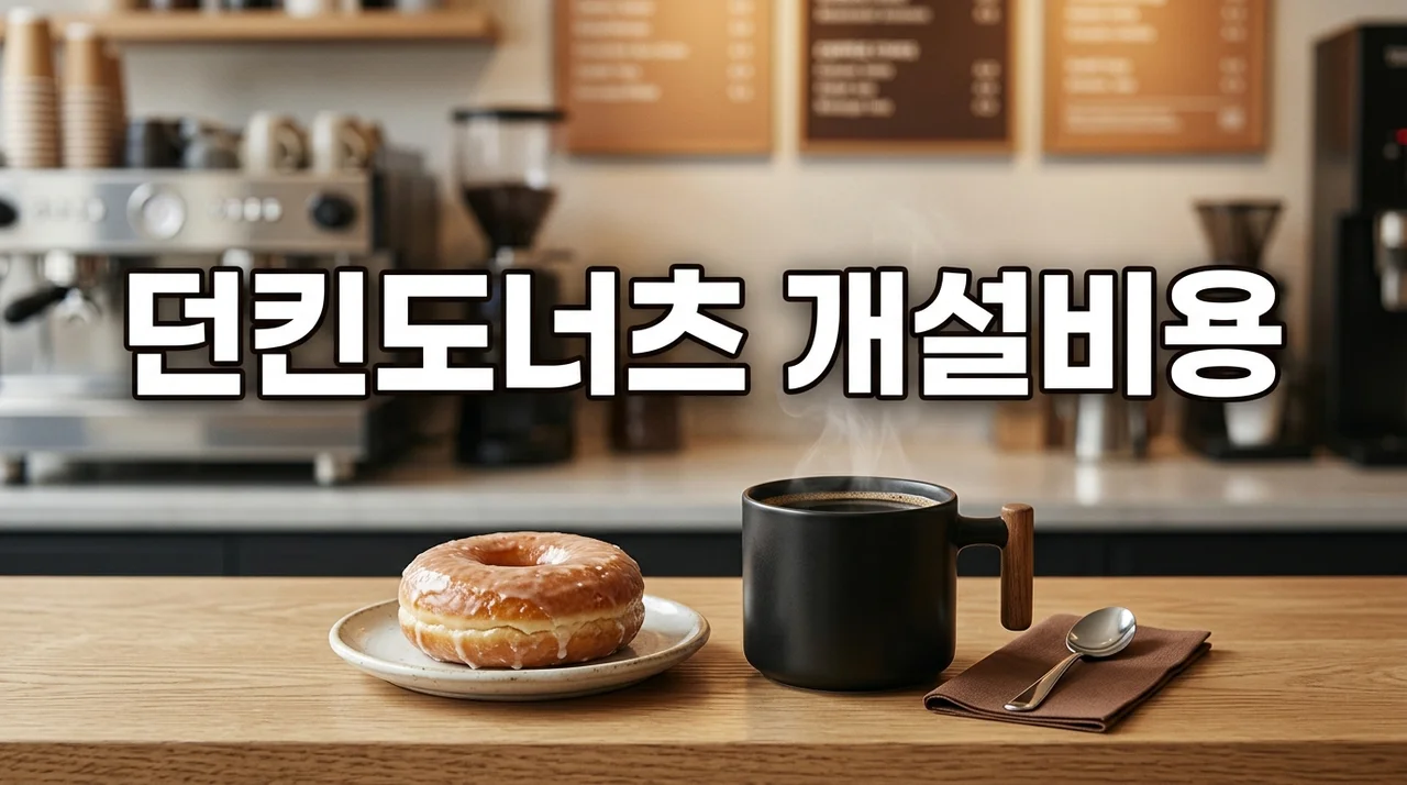 던킨도너츠 개설비용 완벽 가이드: 창업 조건부터 예상 수익까지 총정리