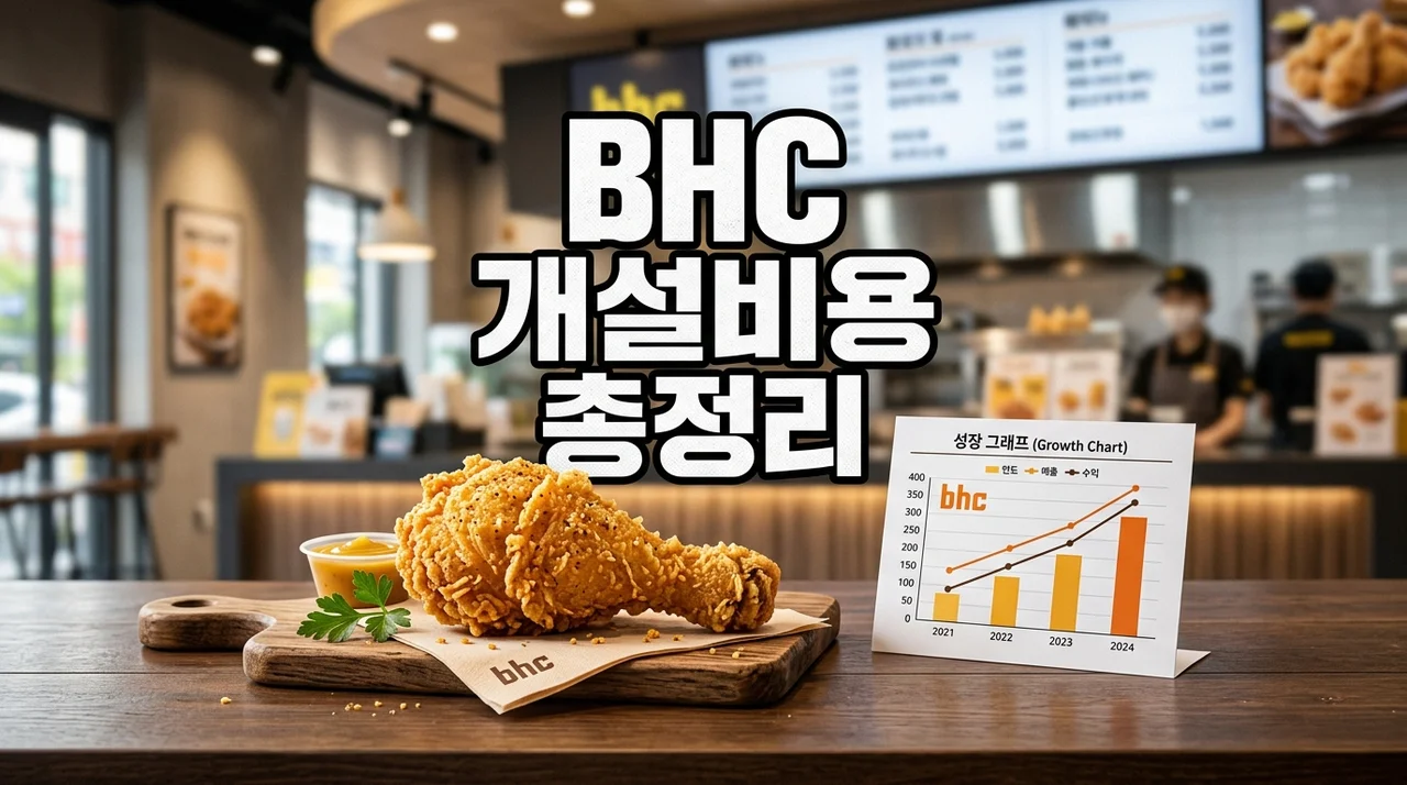 비에이치씨(BHC) 개설비용 및 평균 매출, 양도양수 창업의 모든 것