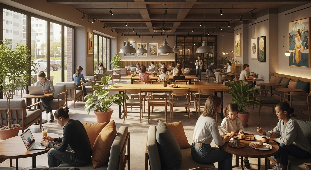 탄탄한 대규모 주거단지와 배달 특급 상권의 결합