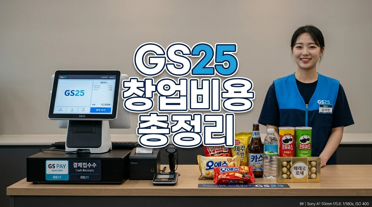 GS25 편의점 창업 가이드: 가맹 타입별 개설비용 및 예상 수익 총정리