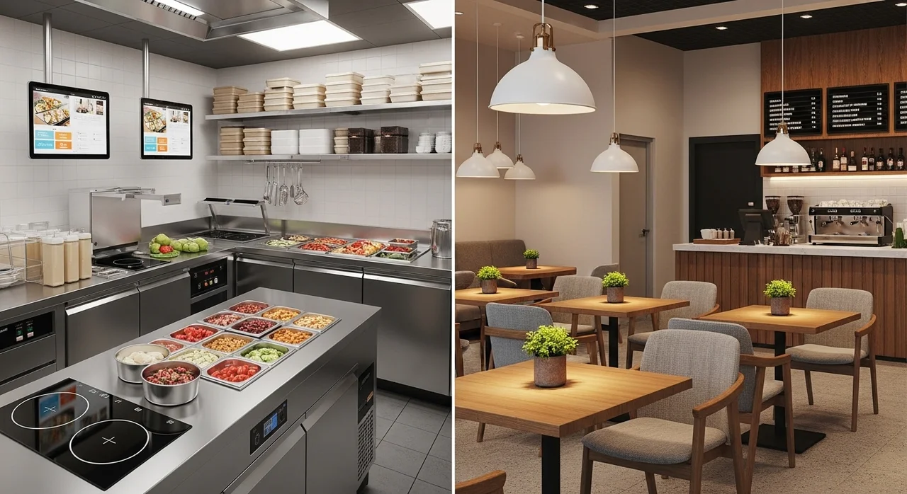 타입별 비비큐 개설비용 상세 내역 (BSK vs 카페형)