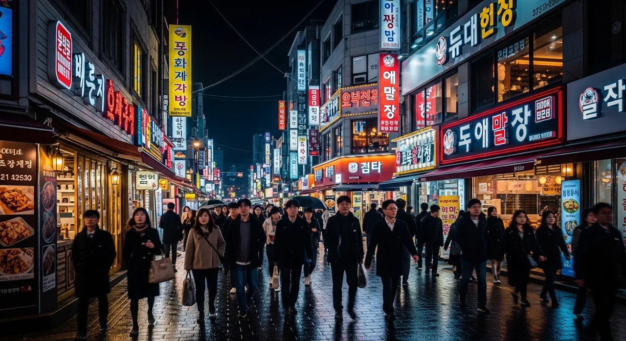 전통과 현대가 공존하는 영등포역 중심 상업지구