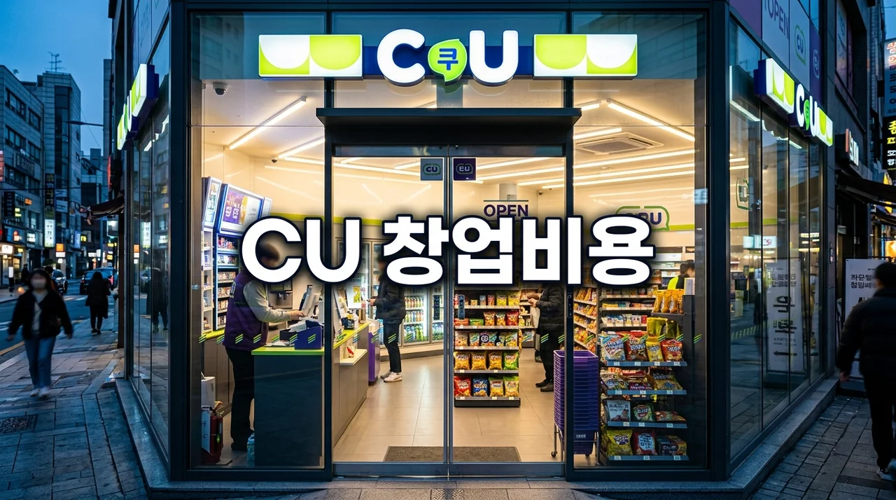 CU 창업 완벽 가이드: 씨유편의점 개설비용 및 가맹 조건 총정리