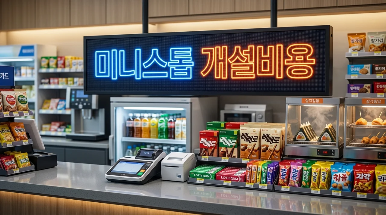미니스톱 개설비용 및 편의점 창업 가이드 (2026년 최신판)