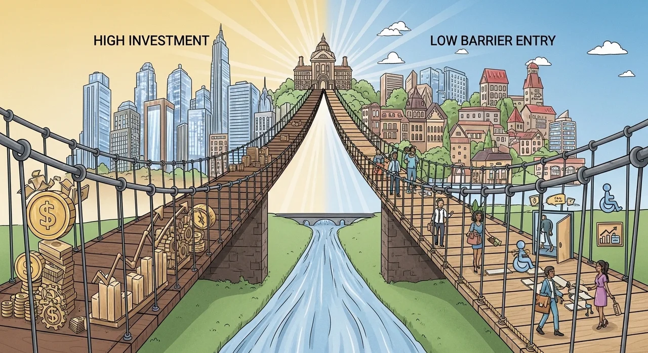 가맹 형태에 따른 비용 차이