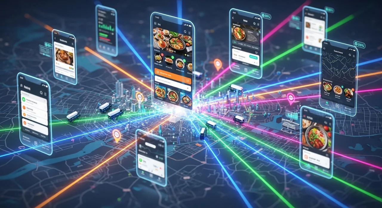 배달 및 온라인 시장과 상권의 상관관계