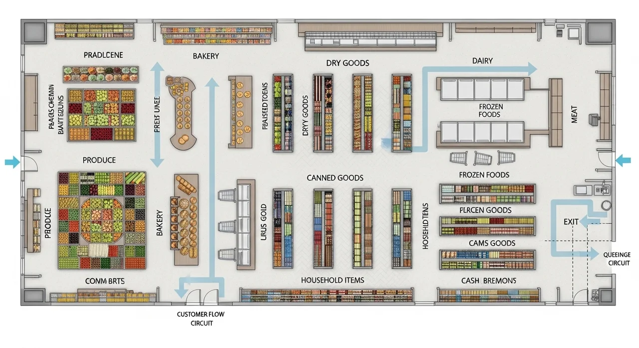 고객 동선을 고려한 상품 배치 전략