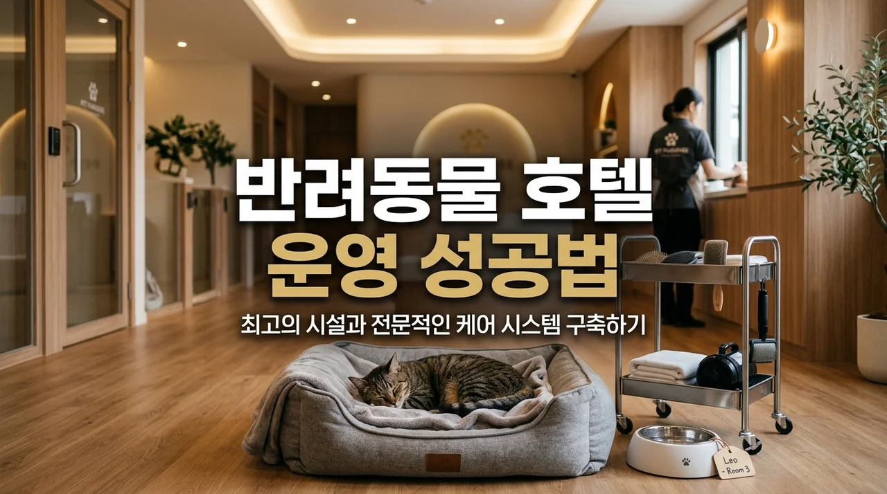 반려동물 호텔 운영 성공 가이드: 수익 극대화와 고객 신뢰 확보 비결