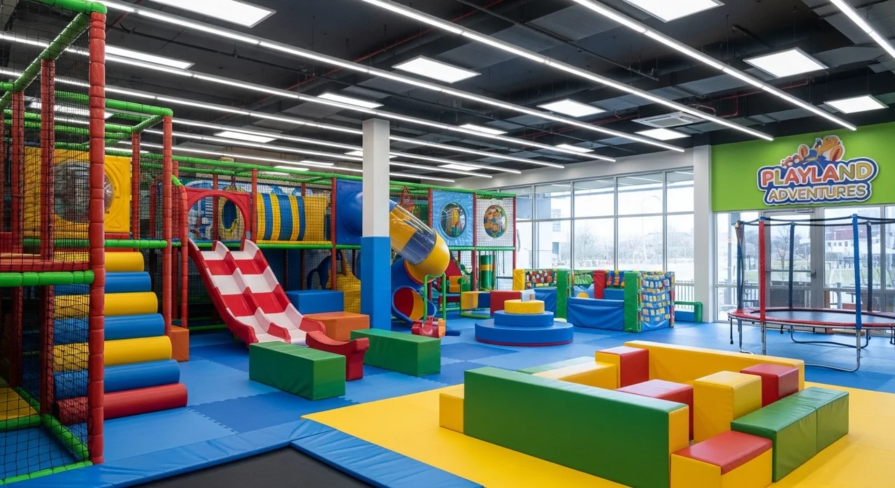 부모와 아이를 모두 만족시키는 '대형 어린이 놀이방'