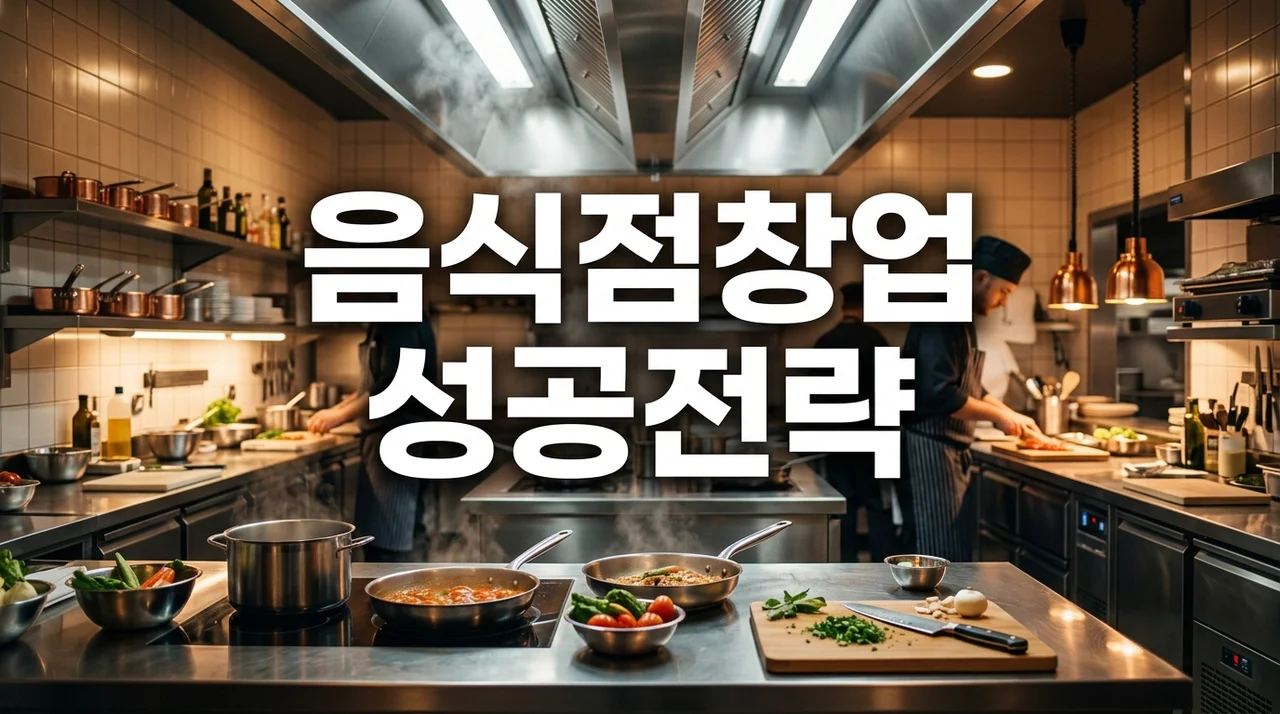 음식점창업 실패를 피하는 핵심 전략 및 초기 비용 절감 노하우