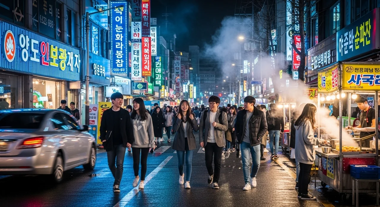 마르지 않는 수요, 충북대 중문 대학가 상권