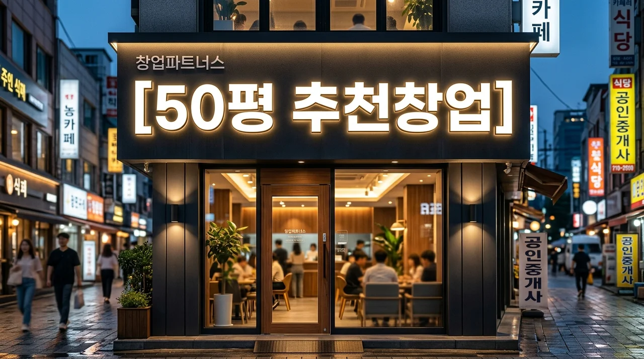 50평규모 추천창업아이템 BEST 5! 풀오토 고수익 창업 성공 노하우