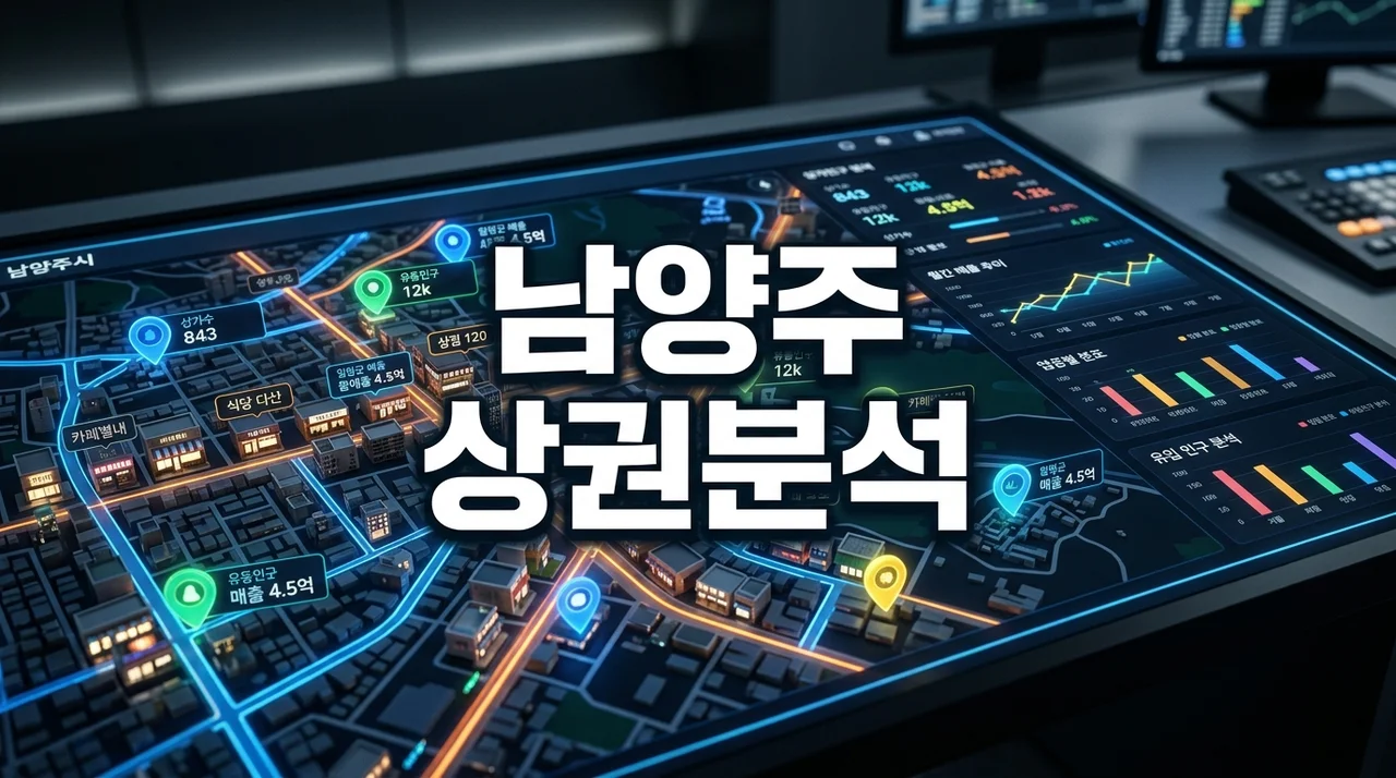 [2026 최신] 남양주지역 추천상권 분석: 다산·별내·호평 창업 가이드