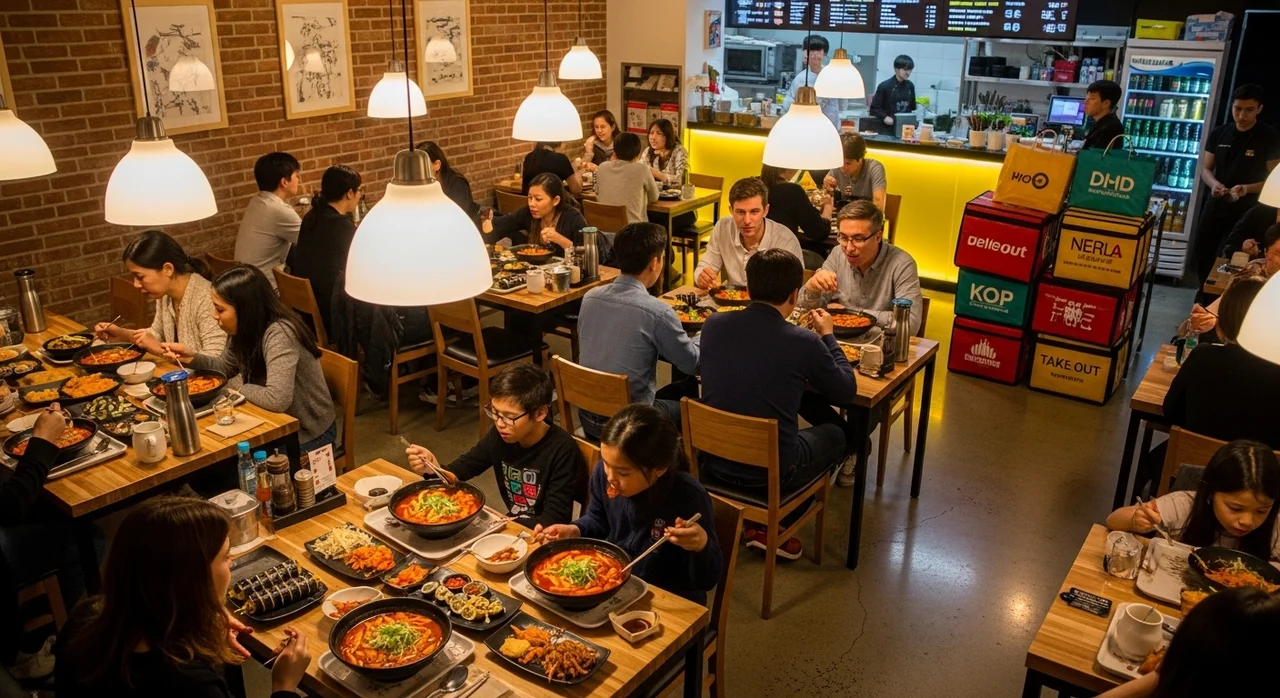 추천 창업 아이템 1: 배달과 홀 복합형 하이브리드 분식점