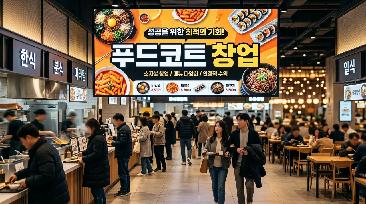 2026년 특수상권 소자본 푸드코트 창업 비용 및 성공 전략 총정리