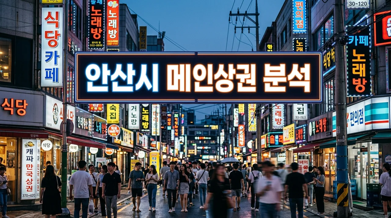 안산시 메인상권 완벽 분석: 성공적인 점포 창업을 위한 A to Z