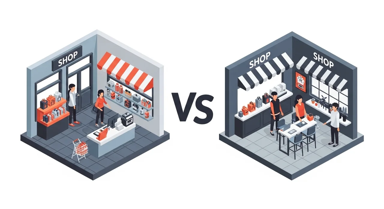 일반 프랜차이즈 vs 독점 상가 수익성 및 특징 비교