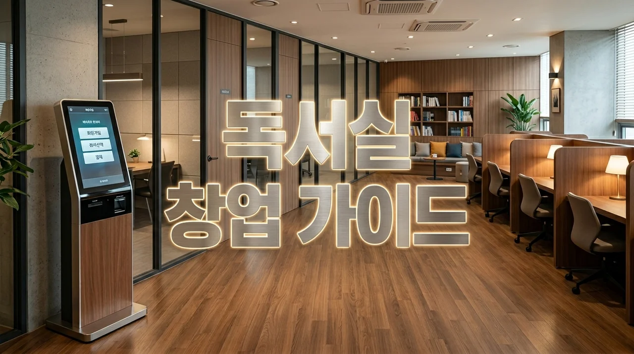 무인 독서실 창업 준비 가이드: 비용, 키오스크 선택 및 공간 활용 전략
