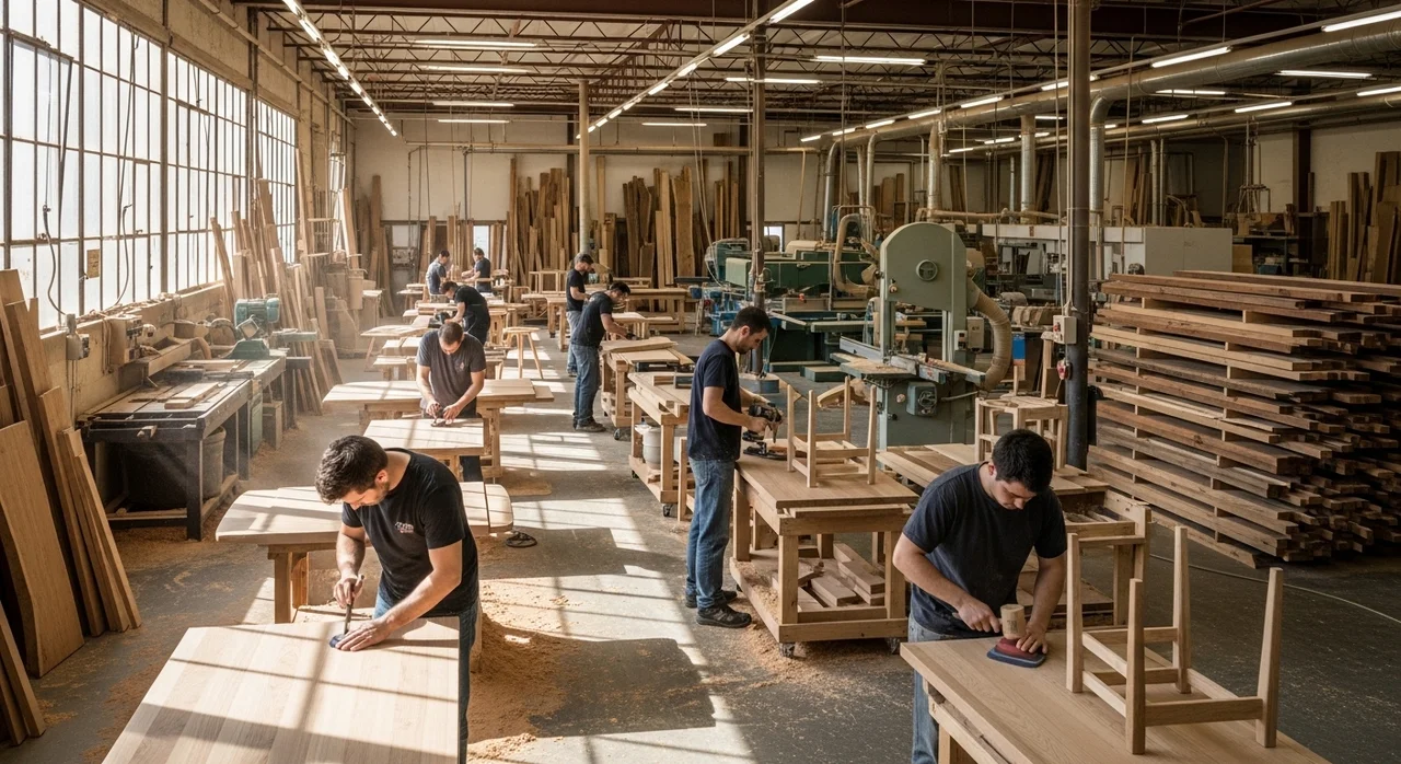 핵심 경쟁력! 가구 사입 및 공장직영 거래 노하우