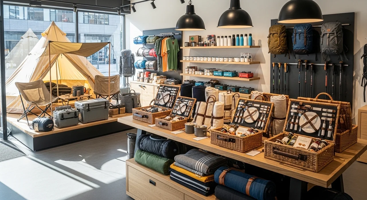 2. 아웃도어 및 레저 용품 렌탈·편집숍