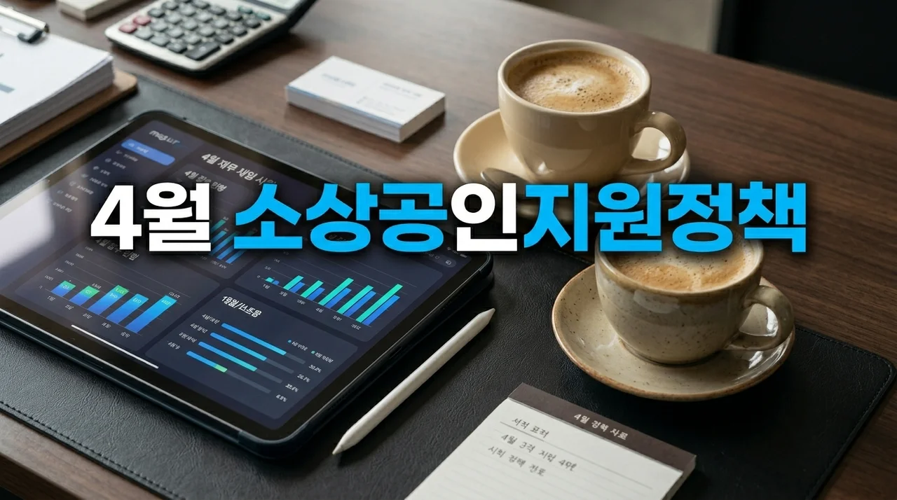2026년 4월 소상공인지원정책 총정리: 지원금 및 대출 혜택 완벽 가이드