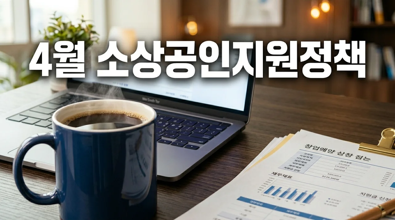 2026년 4월 소상공인지원정책 총정리: 지원금, 대출 신청 방법 및 자격