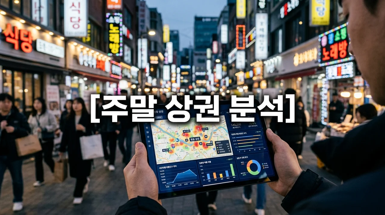 주말 유동인구 많은 상권 찾는법: 빅데이터 분석부터 임장 꿀팁까지