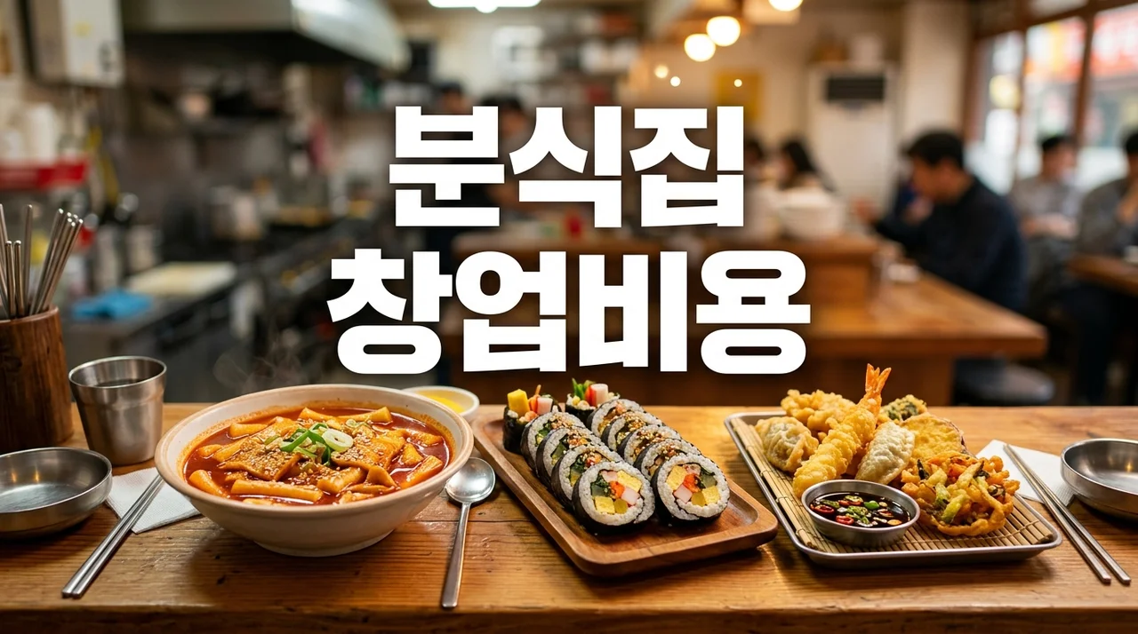현실적인 분식집 창업비용 얼마나 들까? 소자본 창업 A to Z 총정리