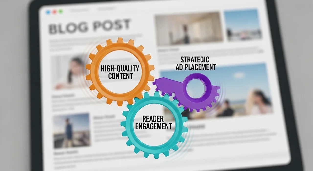 애드센스 수익 극대화의 3가지 핵심 요소 한눈에 보기