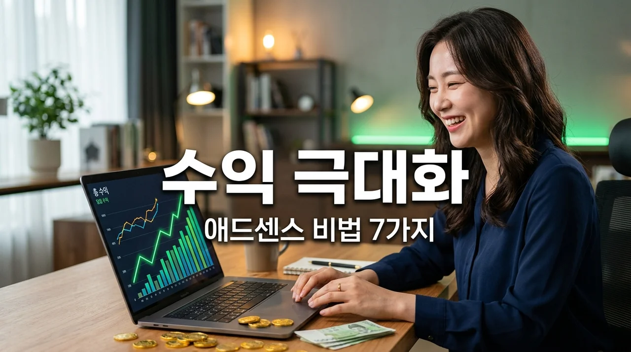 애드센스 수익 극대화: 월 100만원 목표, 독자 체류 시간을 높이는 7가지 비법