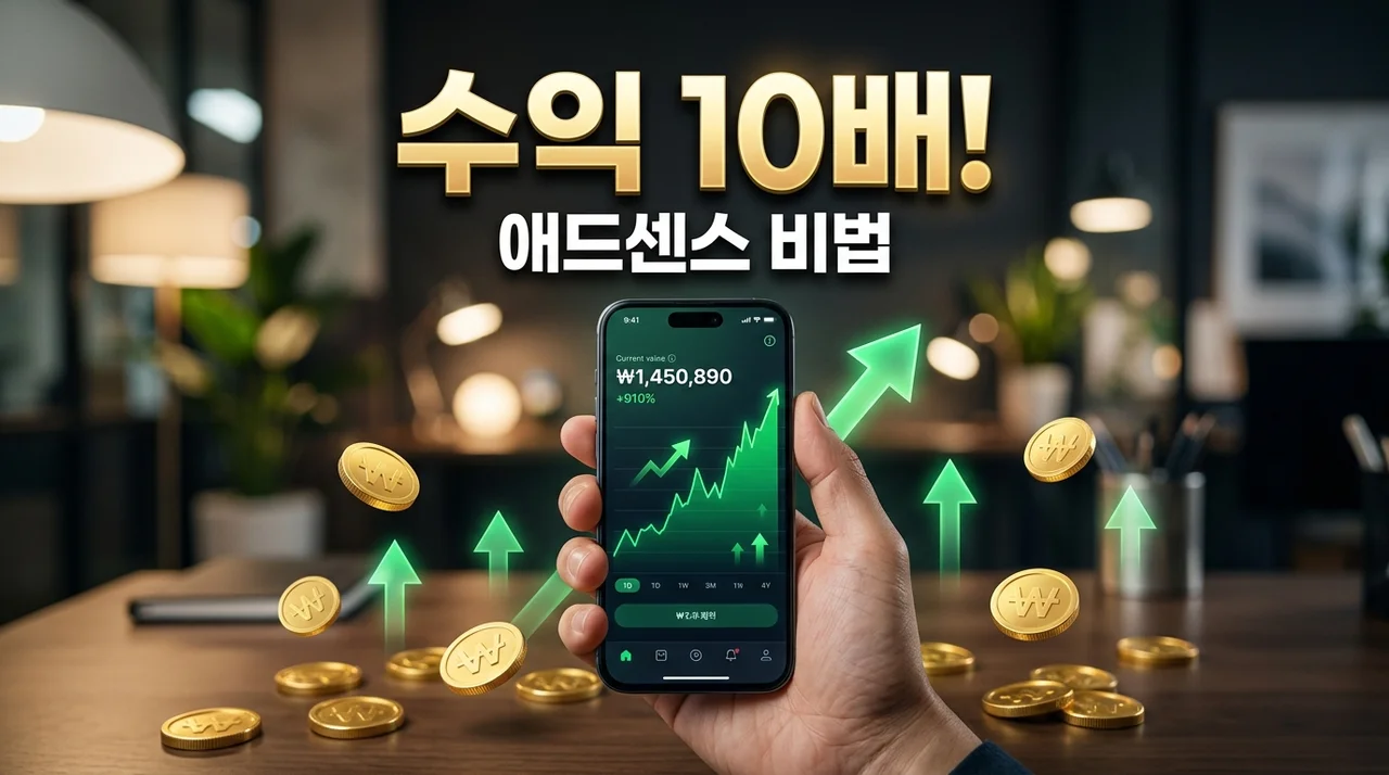 애드센스 수익 늘리기: 블로그 10배 성장! 고수익 만드는 7가지 비밀 (2024년 최신)