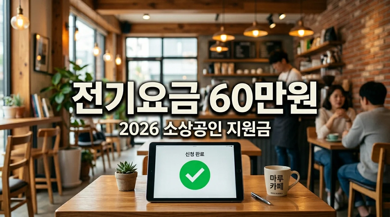 소상공인 전기요금 60만원 지원 신청 방법 및 대상 총정리 (2026)