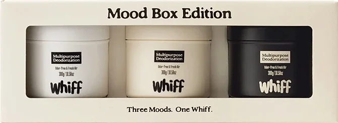 위프 탈취제 Mood Box 선물세트 WHIFF 화장실 담배 새집증후군 홀애비 소변기 초강력 냄새 제거