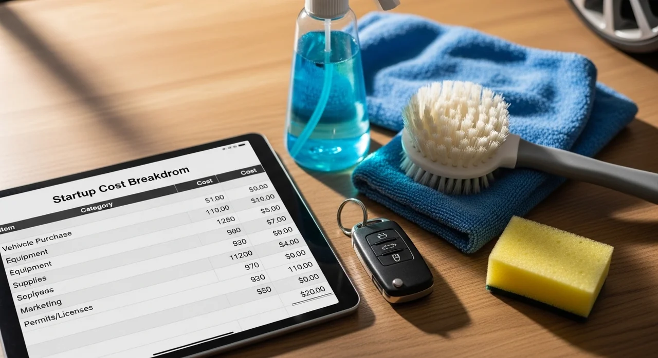 방문세차창업 초기 비용, 얼마나 필요할까?